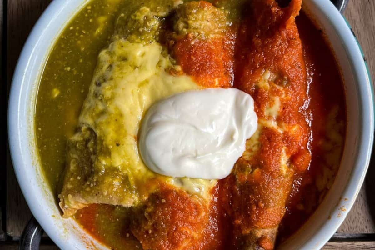 Prepara unas deliciosas enchiladas suizas