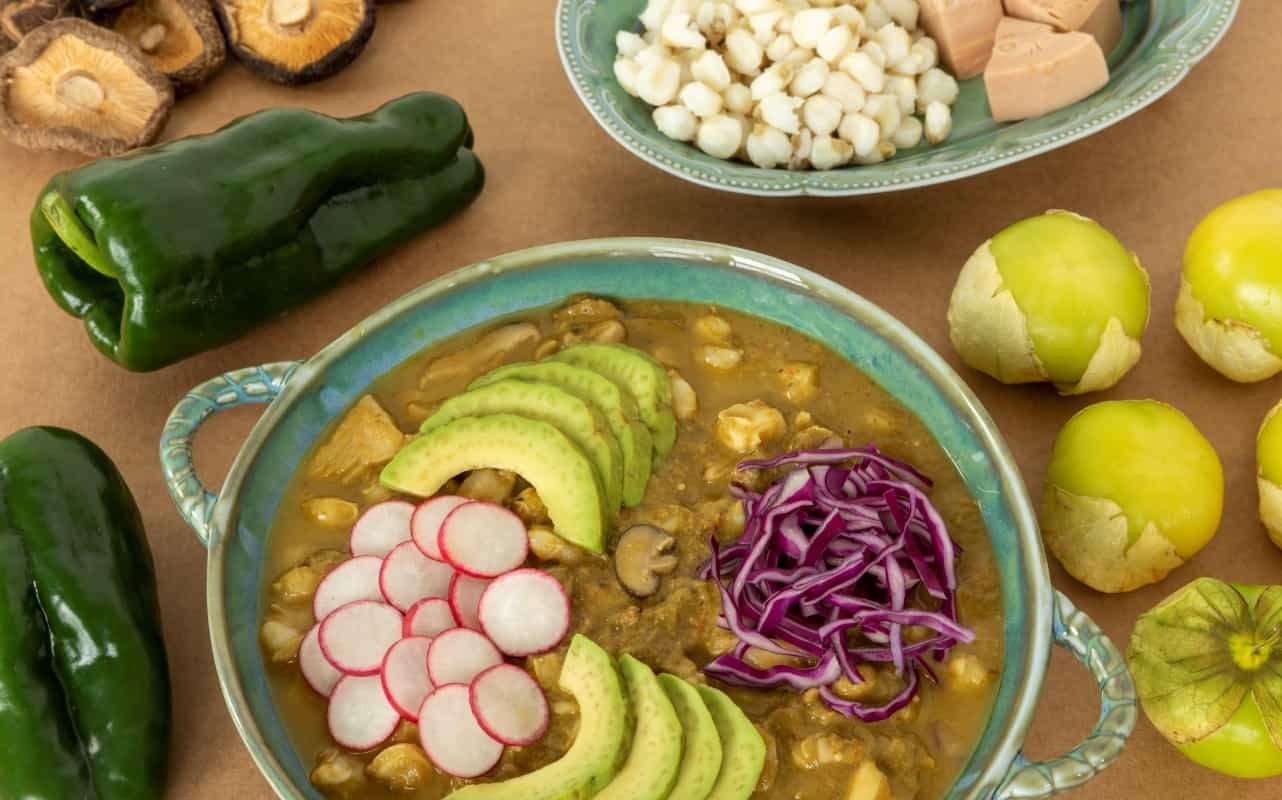 #SinCarne Receta de Pozole Vegetariano una Opción muy Rica y muy Ligera